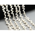 Бусины из жемчуга барокко 8-10мм цвет белый, 39см, 67 бусин