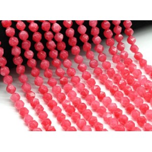 Бусины из кальцита шарик гр.7мм, цвет розовый, 37см, 46 бусин Бусины из кальцита шарик гр.7мм, цвет розовый, 37см, 46 бусин