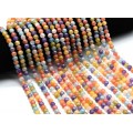 Бусины из сахарного кварца тонированного шарик 6мм цвет ассорти матовый, 36см, 63 бусины (иск.)