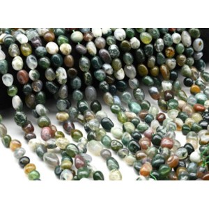 Бусины из кварца рутилового галтовка 9*11мм, 37см, 37 бусин