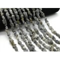 Бусины из лабрадорита галтовка 9*11мм, 38см, 40 бусин Бусины из лабрадорита галтовка 9*11мм, 38см, 40 бусин