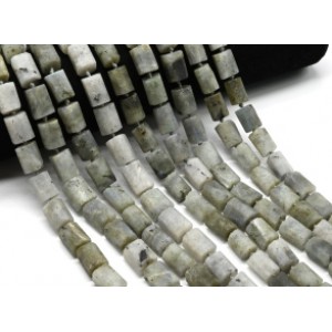 Бусины из лабрадорита матового цилиндр с гранями 9*14мм, 42см, 25 бусин Бусины из лабрадорита матового цилиндр с гранями 9*14мм, 42см, 25 бусин