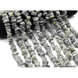 Бусины из лабрадорита галтовка 15*9мм, 38см, 56 бусин