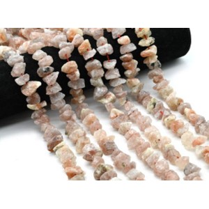 Бусины из солнечного камня (гелиолита) галтовка 15*9мм, 37см, 48 бусин Бусины из солнечного камня (гелиолита) галтовка 15*9мм, 37см, 48 бусин