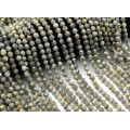 Бусины из лабрадорита многогранник 6*7мм, 40см, 62 бусины