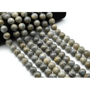 Бусины из лабрадорита шарик 17мм, 38см, 22 бусины