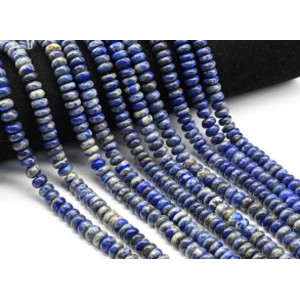 Бусины из лазурита афганского диск 8*5мм, 40см, 92 бусины
