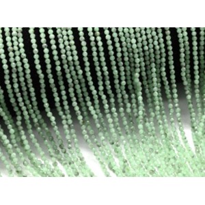 Бусины из нефрита прессованного гр.2мм, 36см, 156 бусин