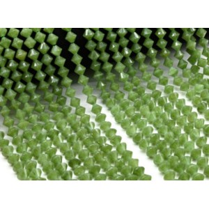 Бусины из нефрита (имитация) огранка 8*8мм, 39см, 50 бусин