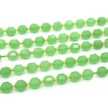 Бусины из нефрита искусственного граненые 9*10мм, 19см, 15 бусин
