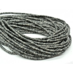 Бусины из обсидиана снежного диски 4мм, 37см, 157 бусин