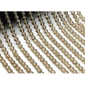 Бусины из раухтопаза шарик гр.5мм, 38см, 70 бусин (иск.)