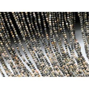 Бусины из родохрозита шарик гр.2мм, 39см, 186 бусин