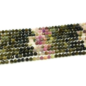 Бусины из турмалина шарик гр.4,5мм, 38см, 86 бусин