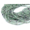 Бусины из флюорита рондель гр.3мм, 39см, 190 бусин