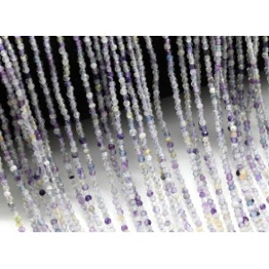 Бусины из флюорита шарик гр.2мм, 34см, 214 бусин