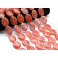 Бусины из халцедона искусственного овал 22*30мм, 39см, 13 бусин