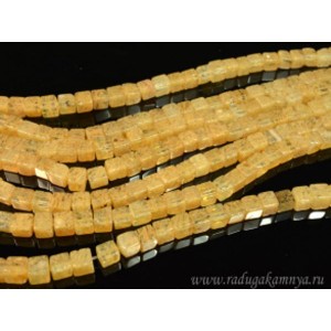 Бусины из халцедона искусственного кубик 8мм, 39см, 47 бусин Бусины из халцедона искусственного кубик 8мм, 39см, 47 бусин