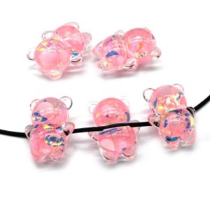 Бусина Мишка 27*34мм цвет розовый, 1шт (иск.) Бусина Мишка 27*34мм цвет розовый, 1шт (иск.)