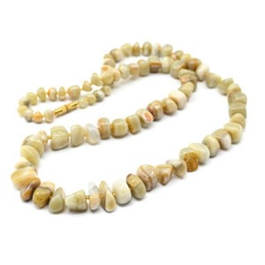 Бусы из Агата переливт галтовка, 62см, 78г Бусы из Агата переливт галтовка, 62см, 78г