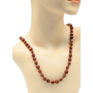 Бусы из авантюрина галтовка, 60см (иск.)