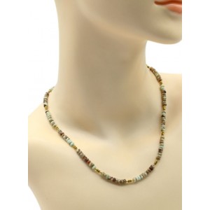 Бусы из амазонита диски 4мм, 46см