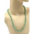 Бусы из бирюзы иранской (имитация) шарик 10мм, 60см