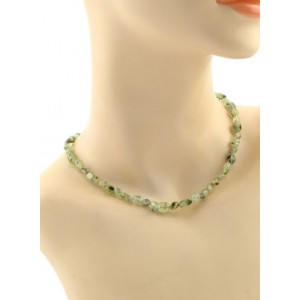 Бусы из пренита галтовка, 41см