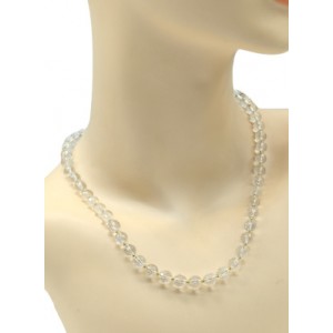 Бусы из горного хрусталя шарик гр.7,5мм, 47см