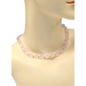 Бусы из розового кварца капля гр.8*12мм, 40см Бусы из розового кварца капля гр.8*12мм, 40см