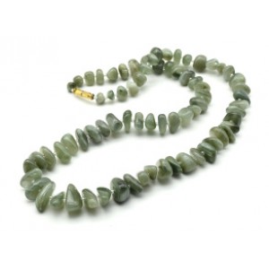 Бусы из кошачий глаз (нат.)а-кошачий глаз галтовка, 62см, 106г