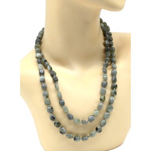 Бусы из лабрадорита галтовка 110-120см