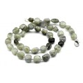 Бусы галтовка из лабрадорита, 48см Бусы галтовка из лабрадорита, 48см