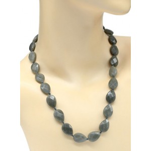 Бусы из лабрадорита искусственного капля 13*18мм, 50см