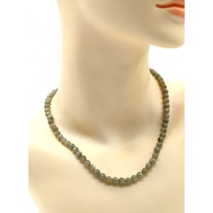 Бусы из лабрадорита шарик гр.6мм, 45см