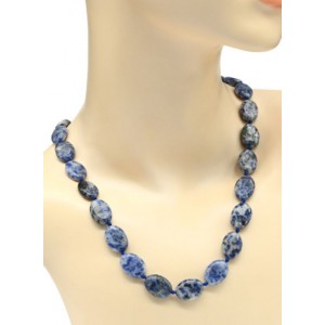 Бусы из лазурита овал 13*18мм, 53см Бусы из лазурита овал 13*18мм, 53см