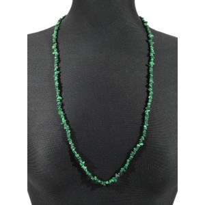 Бусы крошка 80-85см из малахита