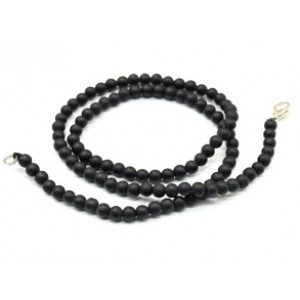 Бусы из шунгита шарик 4-5мм, 45см (иск.)