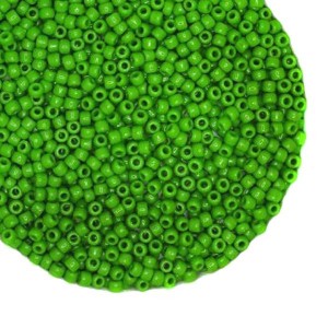 Бисер TOHO размер 11 цвет 47 непрозрачный зеленый ЯПОНИЯ пакет 10 граммов