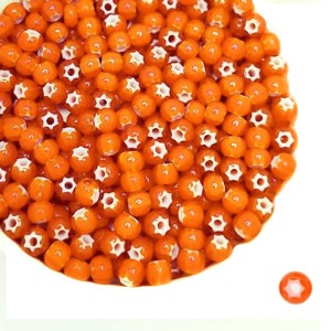 Бисер Preciosa Cornelian Star 93703 оранжевый 7 р. (3,5 мм), 10 гр Чехия