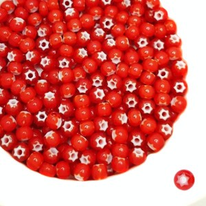 Бисер Preciosa Cornelian Star 93730 красный 6 р. (4,1 мм), 10 гр Чехия