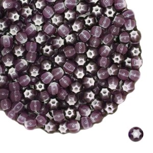Бисер Preciosa Cornelian Star 23708 пурпурный 6 р. (4,1 мм), 10 гр Чехия