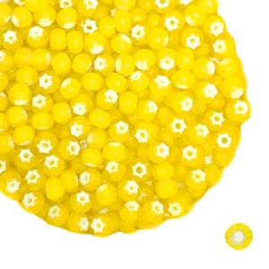 Бисер Preciosa Cornelian Star 83701 желтый 6 р. (4,1 мм), 10 гр Чехия