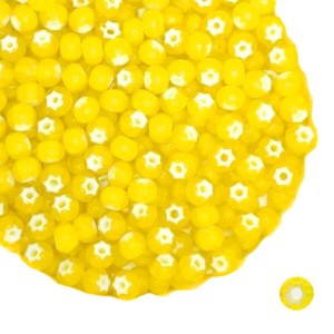 Бисер Preciosa Cornelian Star 83701 желтый 5 р. (4,5 мм), 10 гр Чехия