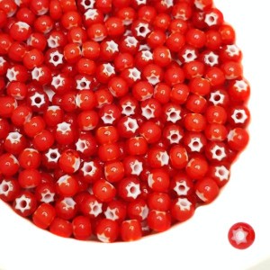 Бисер Preciosa Cornelian Star 93730 красный 5 р. (4,5 мм), 10 гр Чехия