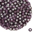 Бисер Preciosa Cornelian Star 23708 пурпурный 5 р. (4,5 мм), 10 гр Чехия
