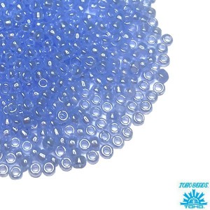 Бисер TOHO №11 цвет 0146 голубой полупрозрачный перламутр ЯПОНИЯ пакет 10 граммов