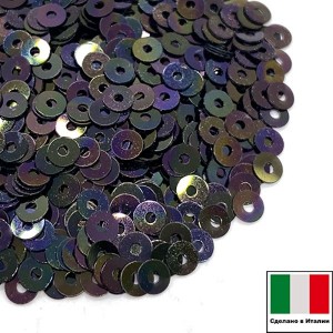 Пайетки Италия плоские 3 мм Scarabeo Trasparente Iridato I10q (скарабей прозрачный радужный) 3 грамма Пайетки Италия плоские 3 мм Scarabeo Trasparente Iridato I10q (скарабей прозрачный радужный) 3 грамма