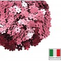 Пайетки 5 мм Италия Цветочки 3271 Rosa scuro Metallizzato (Тёмная роза металлик) 3 грамма