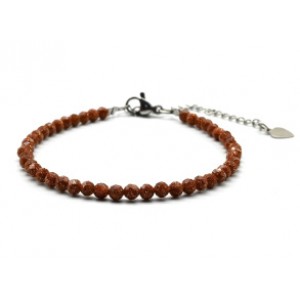 Браслет из авантюрина шарик гр.3мм, 16,5см (иск.) Браслет из авантюрина шарик гр.3мм, 16,5см (иск.)